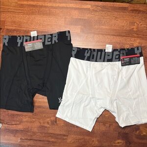 Men’s Performance Slider Briefs - Black & White